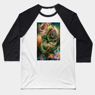 Surreal Flowers Baseball T-Shirt